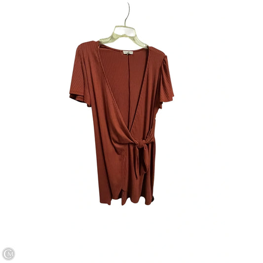 Dress Casual Short By Socialite In Red, Size: L