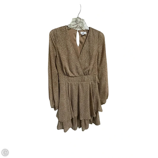 Dress Casual Short By Japna In Brown, Size: L