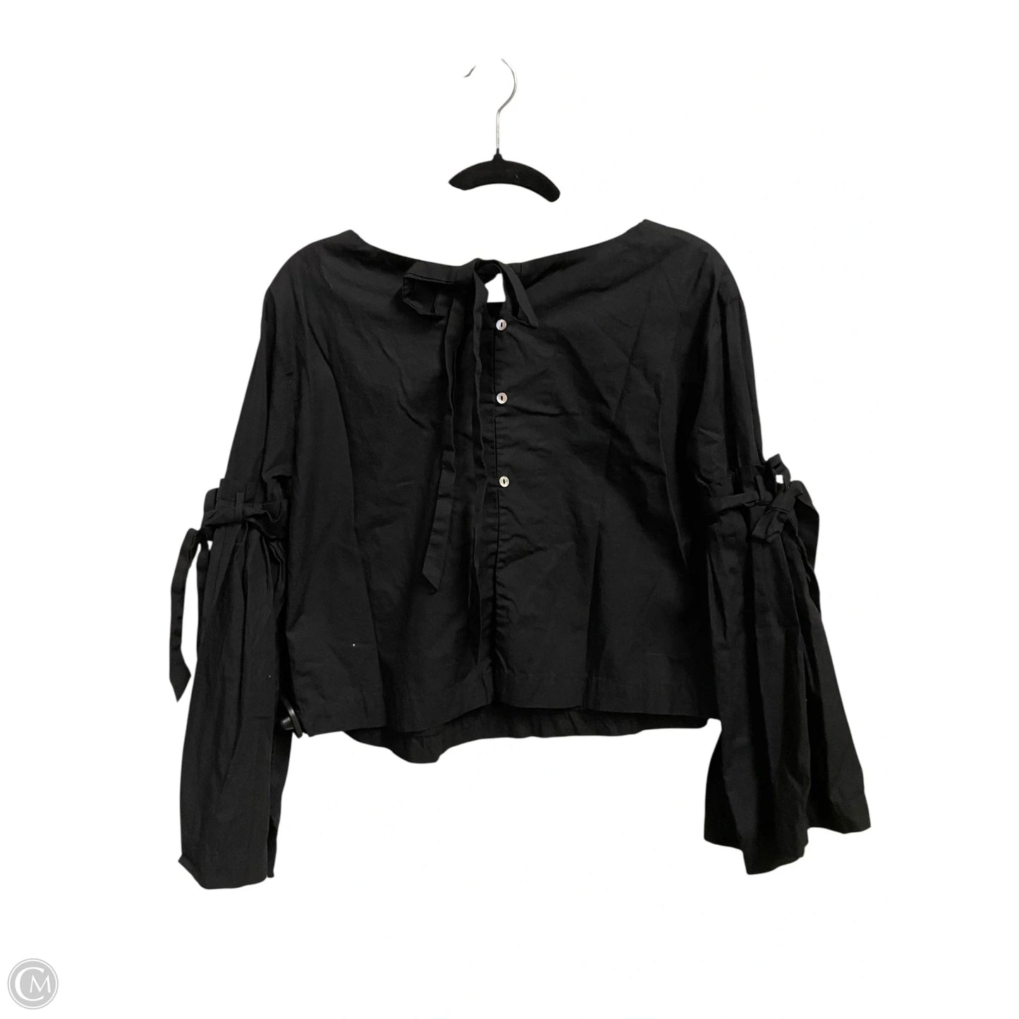 Top Long Sleeve By Free People In Black, Size: Xs
