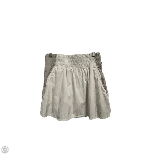 Athletic Skirt By Yogalicious In Cream, Size: M