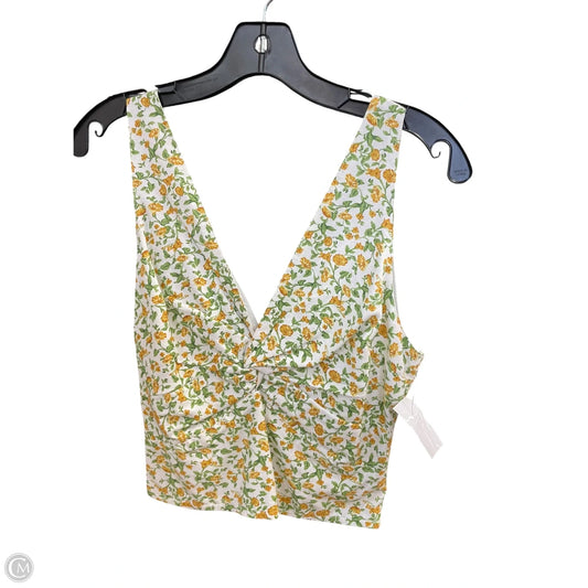 Top Sleeveless By Clothes Mentor In Floral Print, Size: M