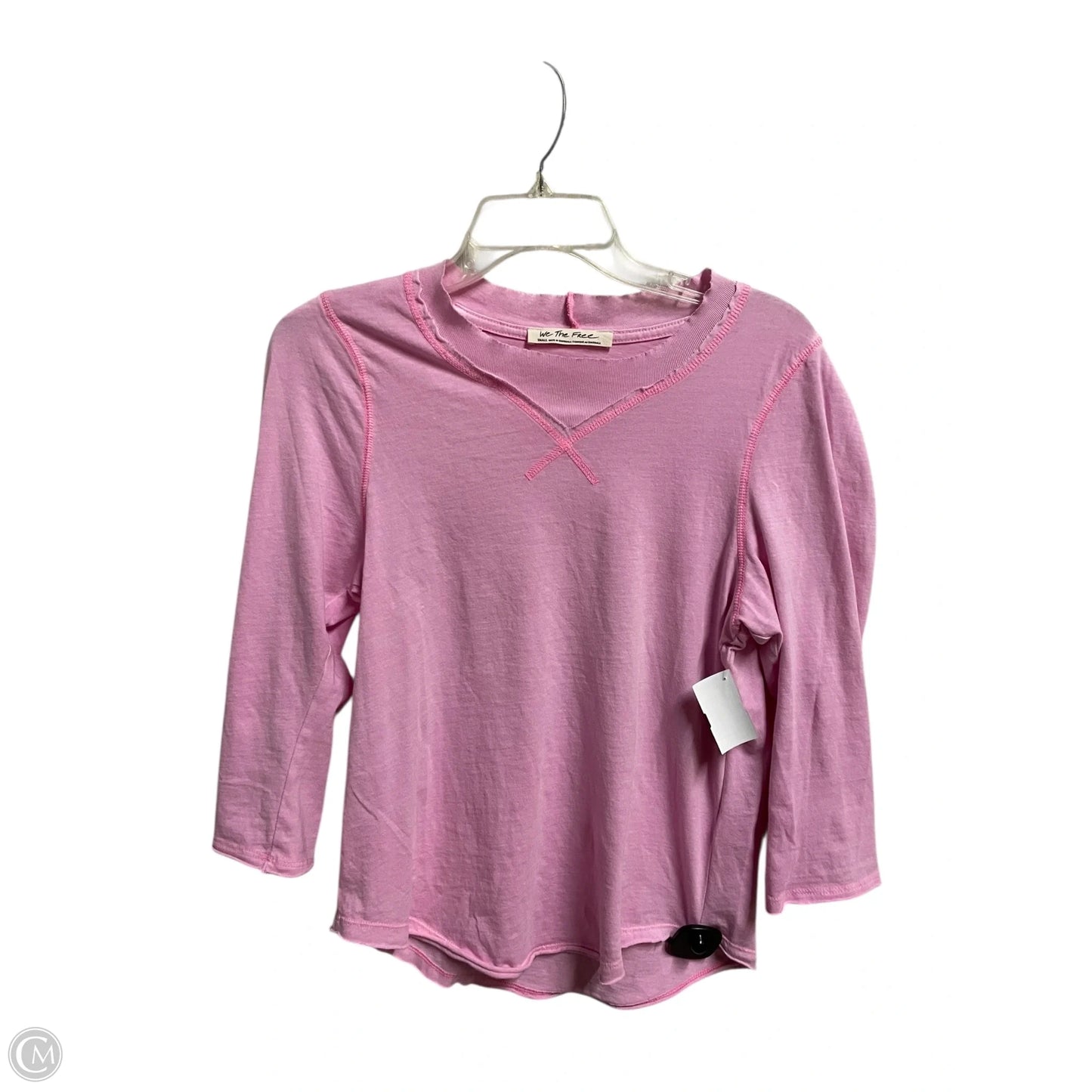 Top Long Sleeve By We The Free In Pink, Size: S