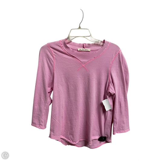 Top Long Sleeve By We The Free In Pink, Size: S