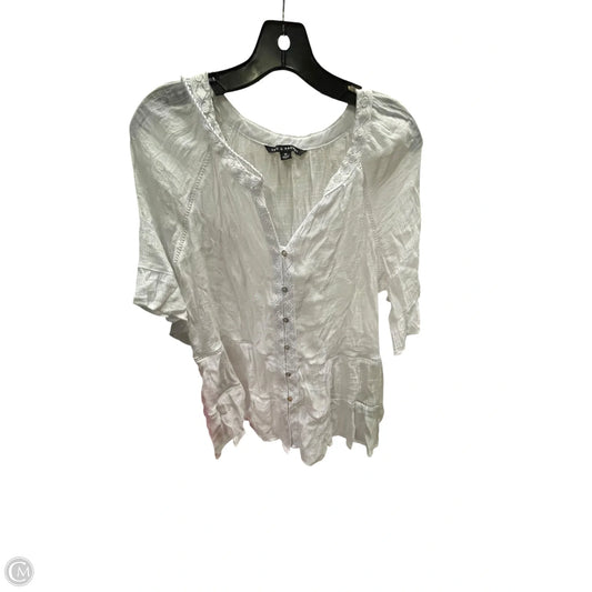 Top Short Sleeve By Zac And Rachel In White, Size: M
