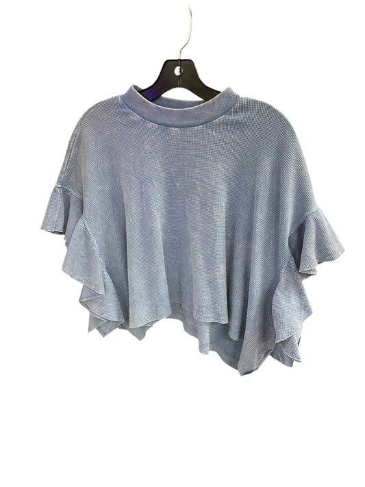 Top Short Sleeve By Altard State In Blue, Size: L