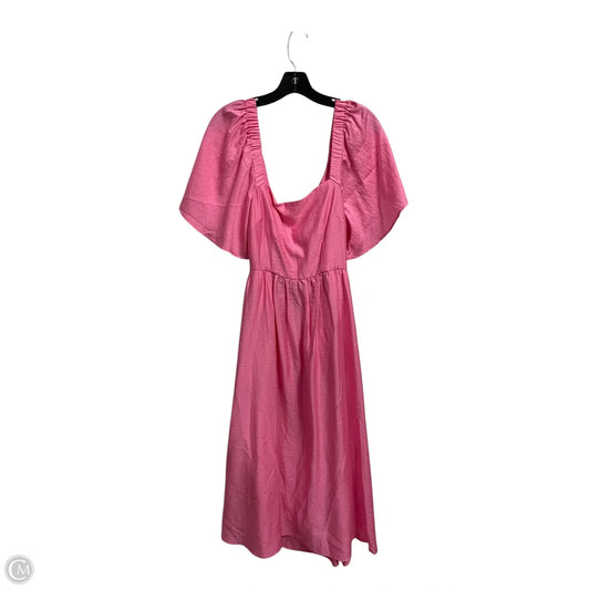 Dress Casual Maxi By A New Day In Pink, Size: S