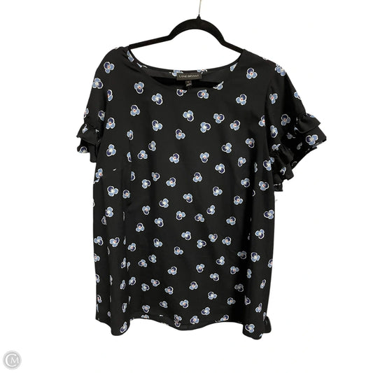 Top Sleeveless By Lc Lauren Conrad In Black, Size: Xl