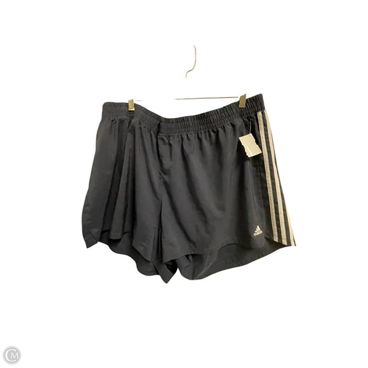 Athletic Shorts By Adidas In Blue, Size: 3x