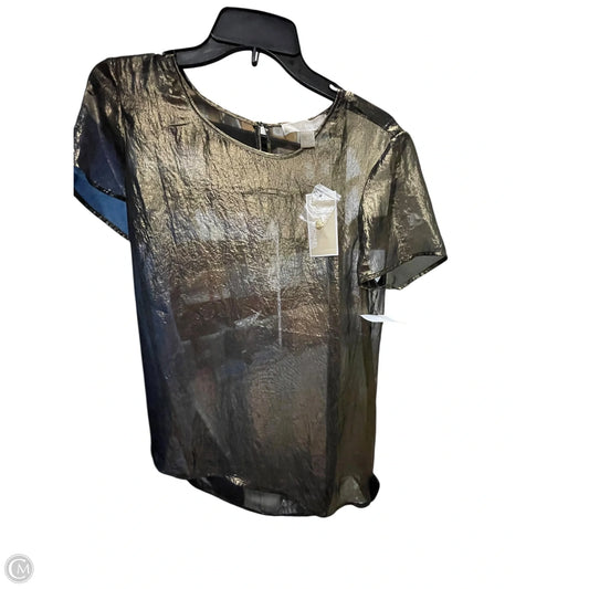 Top Short Sleeve By Michael By Michael Kors In Gold, Size: S