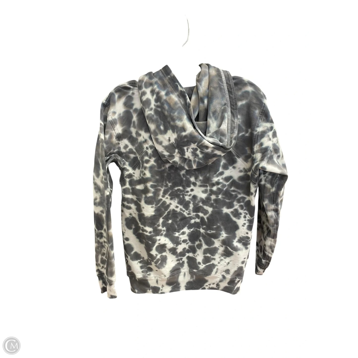 Sweatshirt Hoodie By Lululemon In Grey, Size: 4
