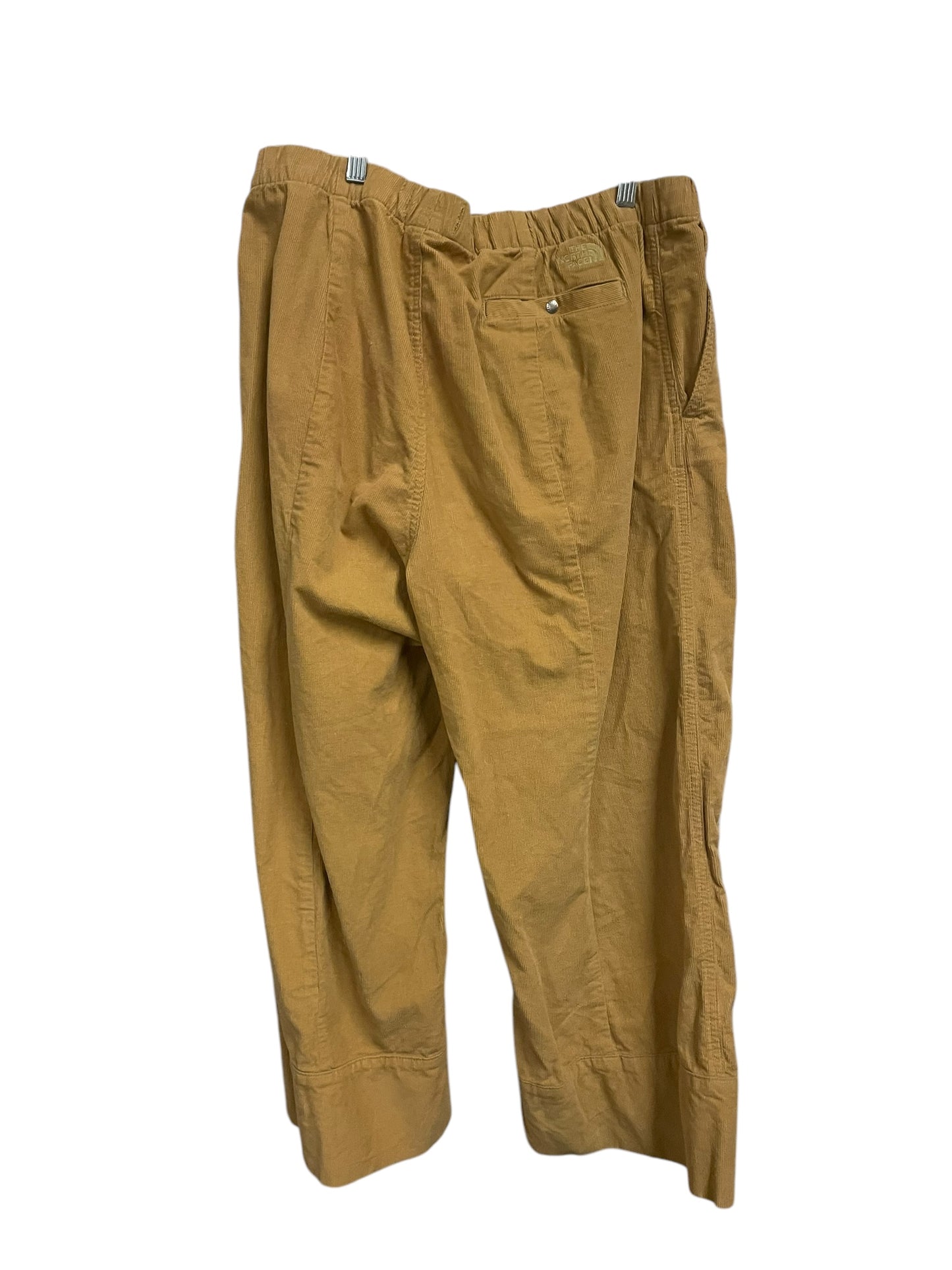 Pants Wide Leg By The North Face In Yellow, Size: Xl