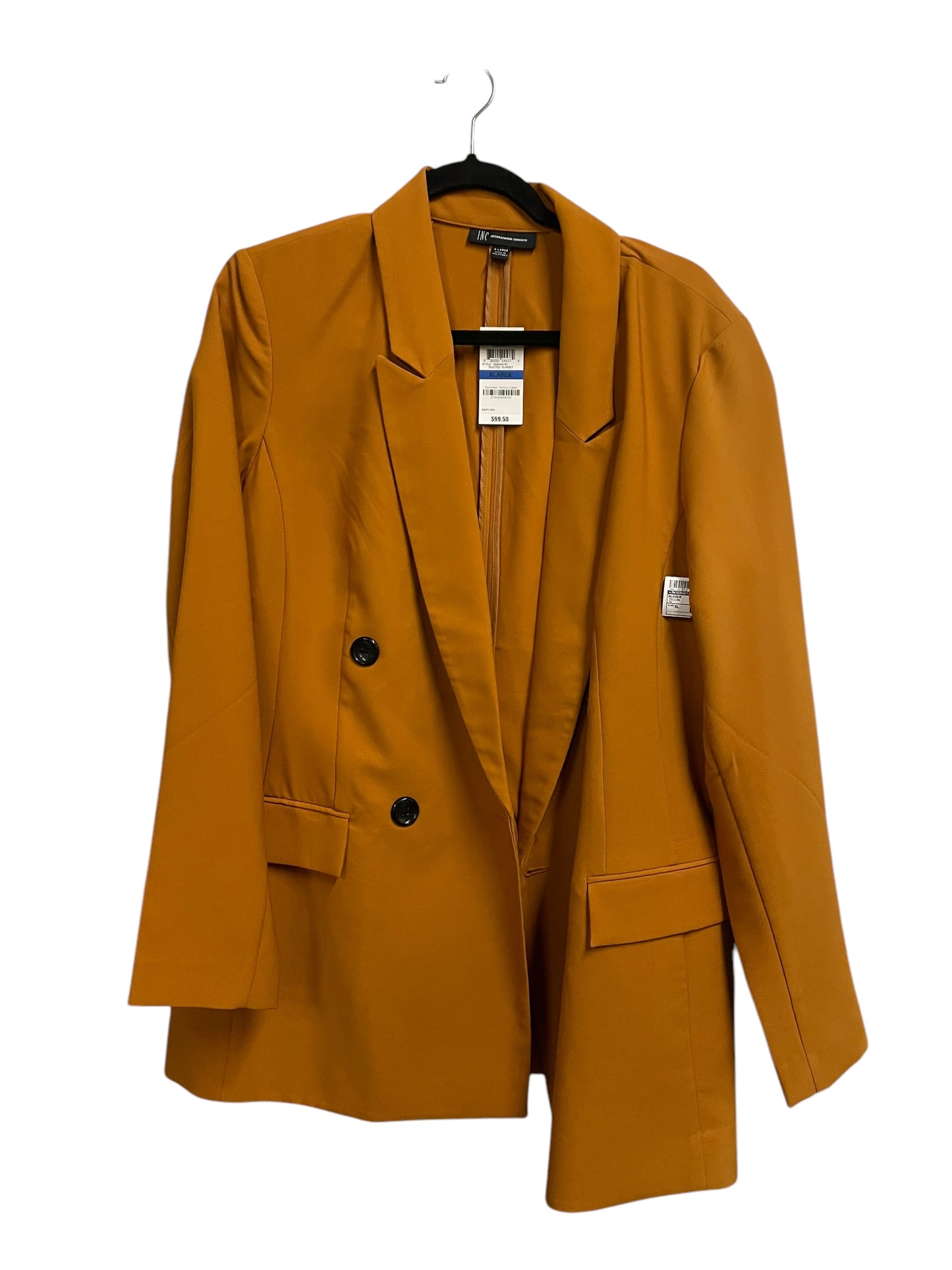 Blazer By International Concepts In Yellow, Size: Xl