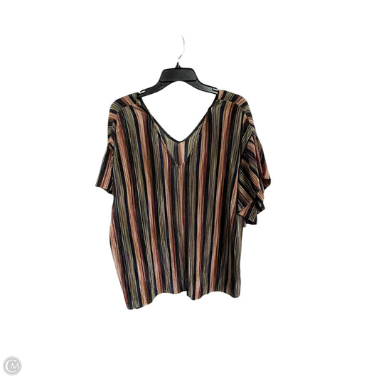 Top Short Sleeve By Clothes Mentor In Striped Pattern, Size: S