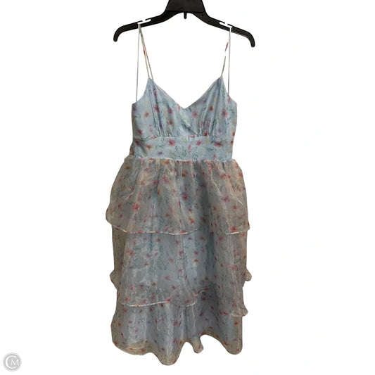 Dress Casual Midi By Clothes Mentor In Blue, Size: M