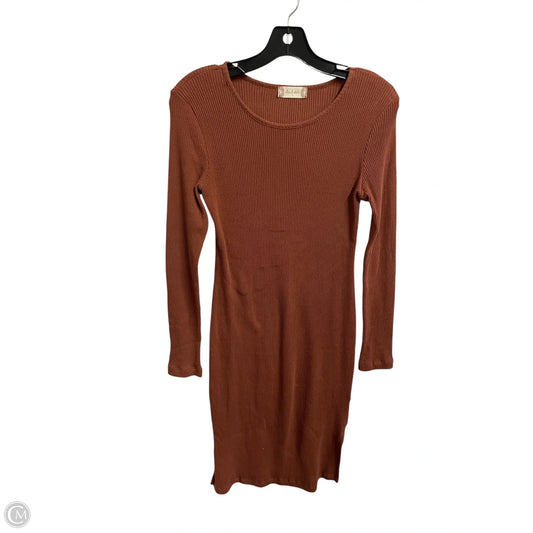 Dress Casual Midi By Altard State In Brown, Size: S