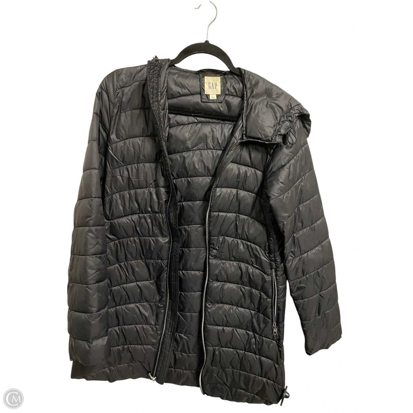 Coat Puffer & Quilted By Gap In Black, Size: S