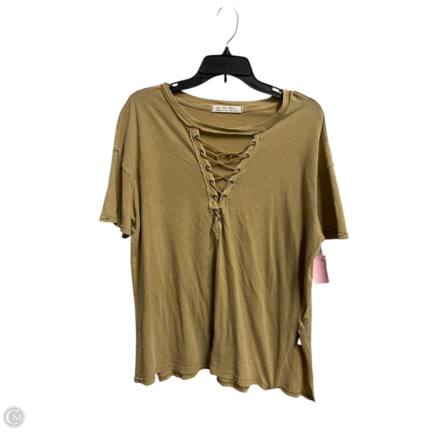 Top Short Sleeve By We The Free In Yellow, Size: M