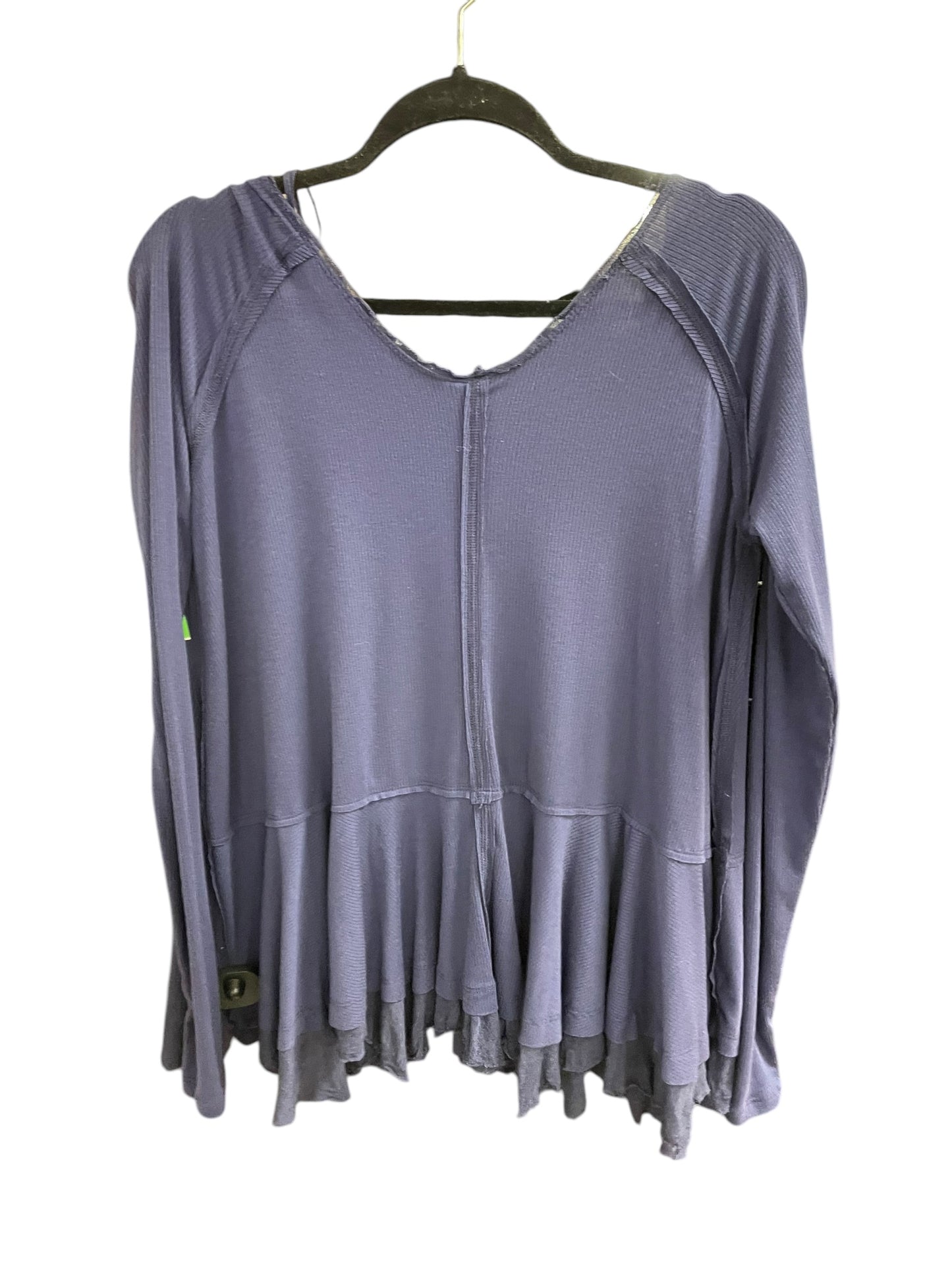 Top Long Sleeve By We The Free In Purple, Size: Xs