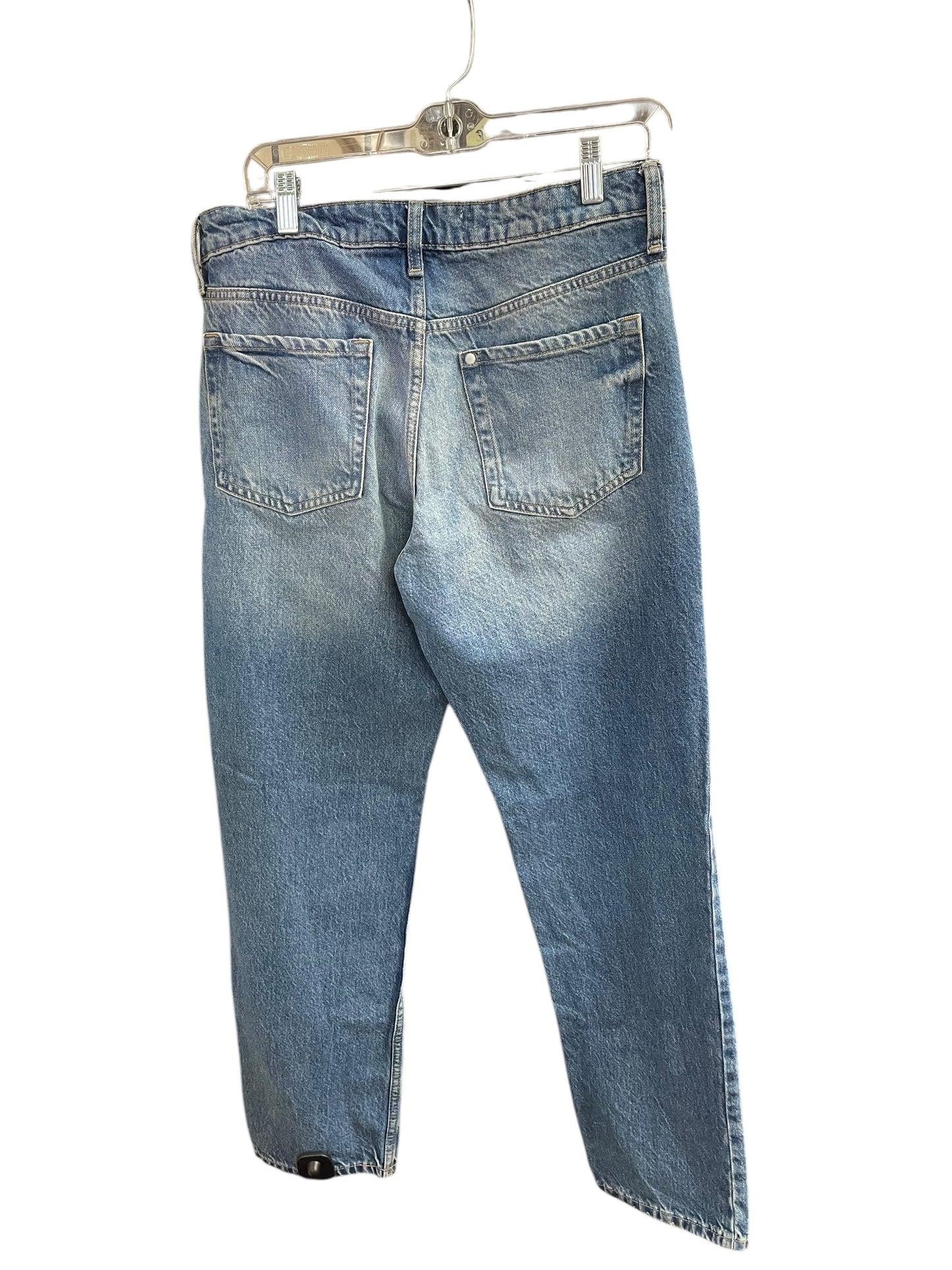 Jeans Straight By H&m In Blue, Size: 10