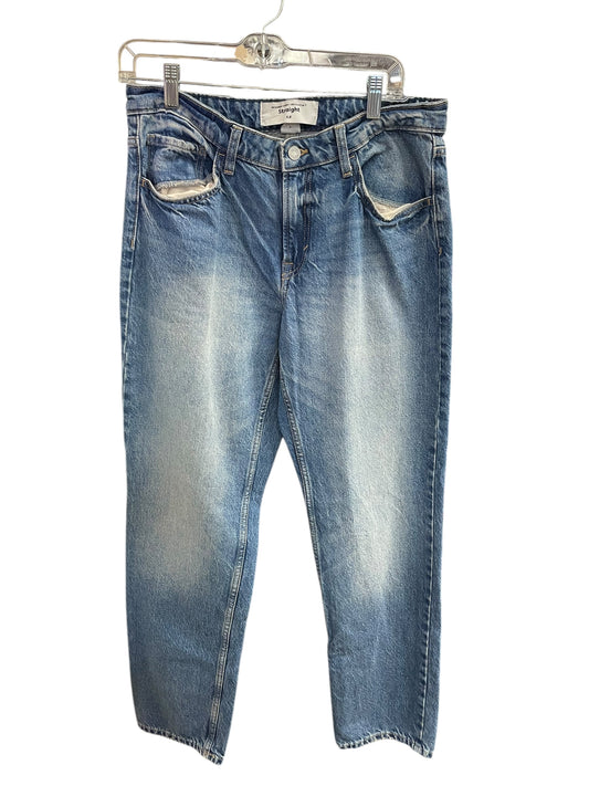 Jeans Straight By H&m In Blue, Size: 10