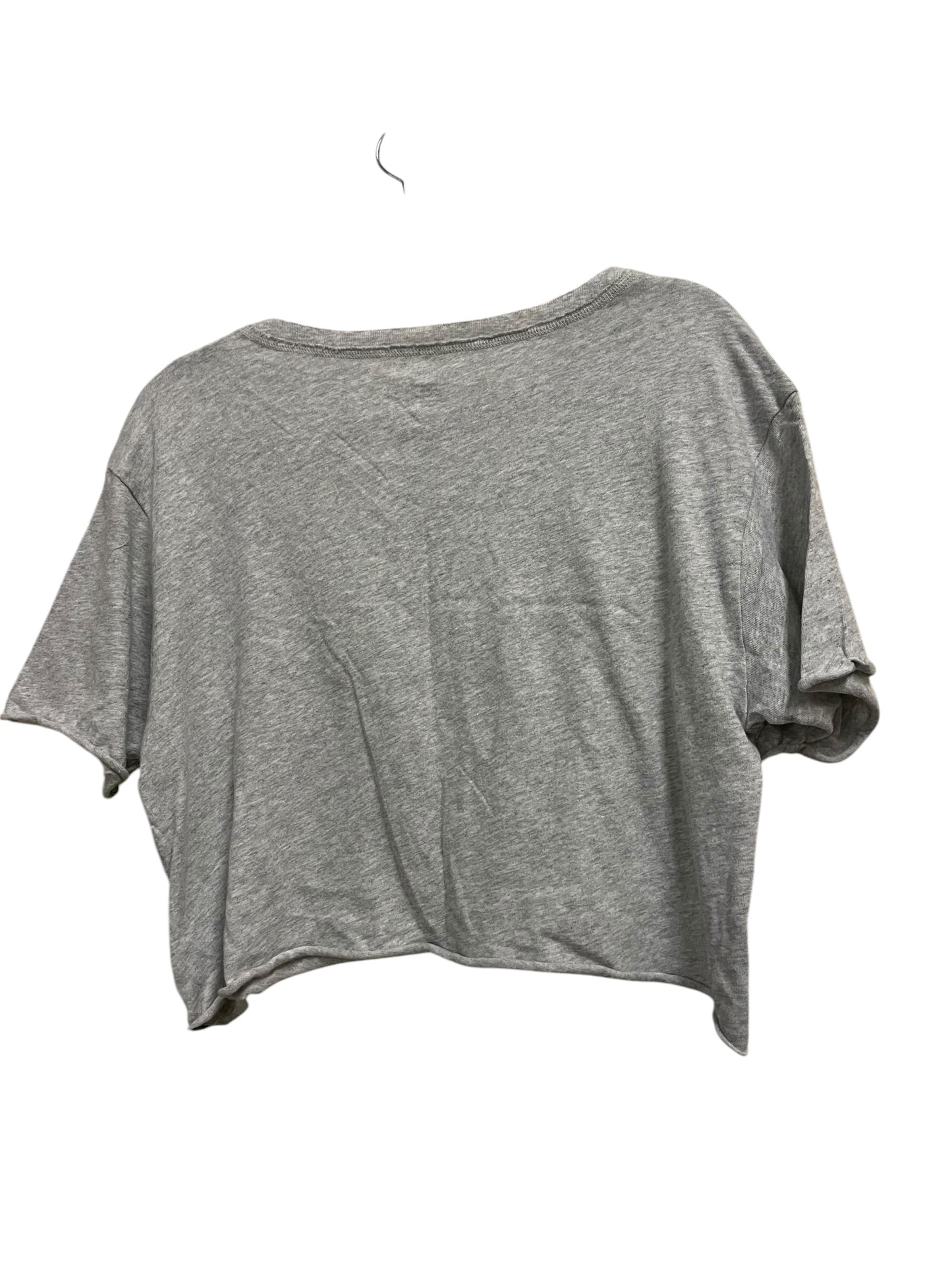 Top Short Sleeve By Aerie In Grey, Size: M