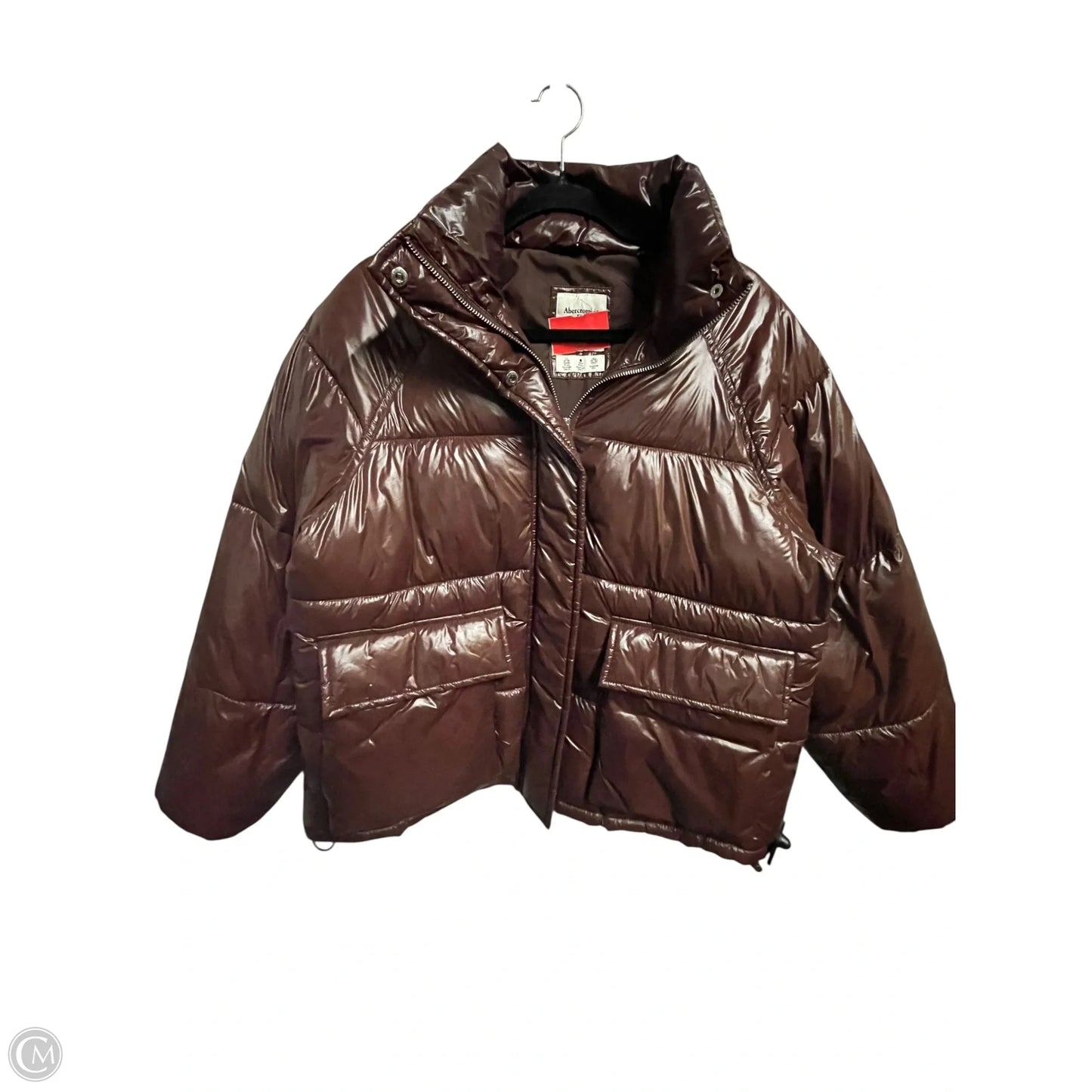 Jacket Puffer & Quilted By Abercrombie And Fitch In Brown, Size: Xs