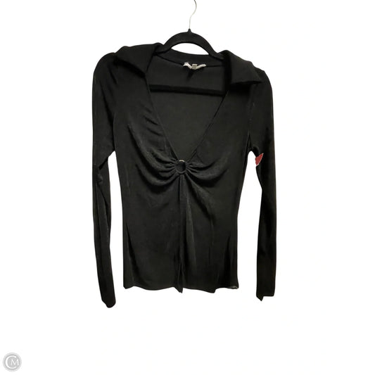 Top Long Sleeve By Clothes Mentor In Black, Size: M