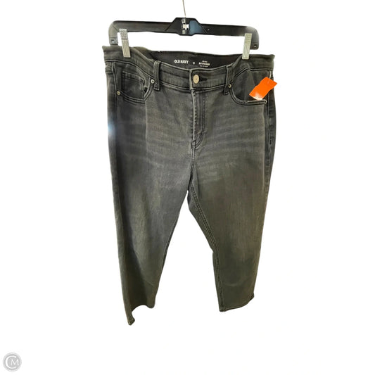 Jeans Boyfriend By Old Navy In Grey, Size: 12