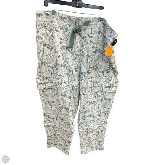Athletic Pants By Athleta In Floral Print, Size: 3x