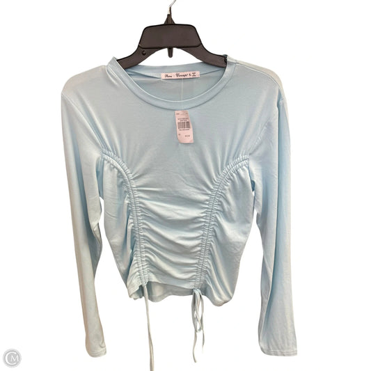 Top Long Sleeve By Clothes Mentor In Blue, Size: Xl