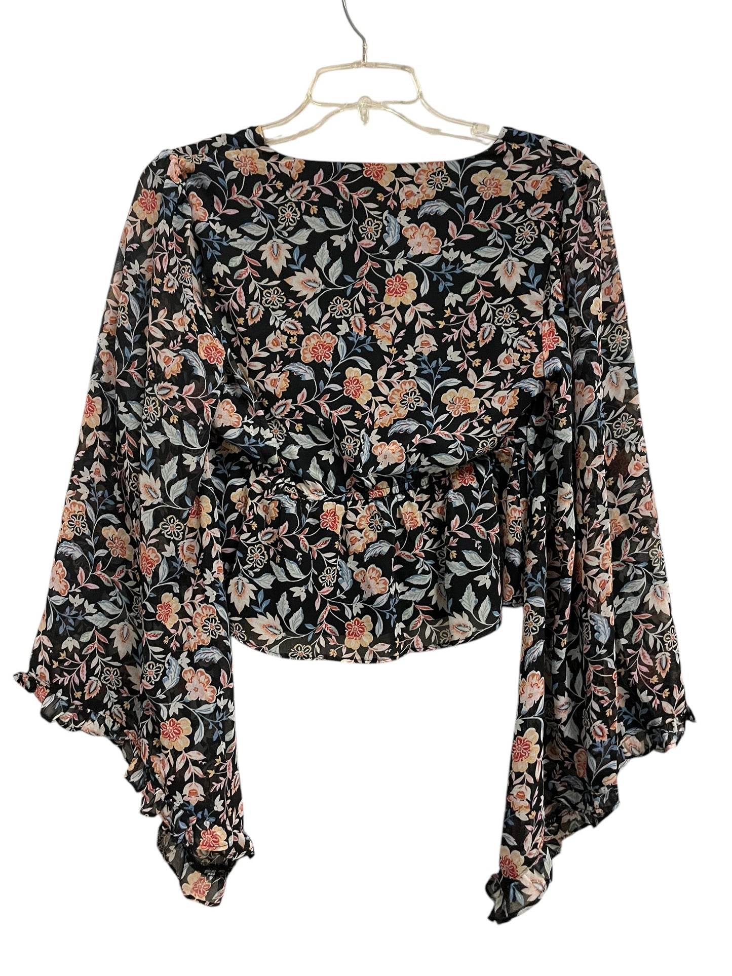 Top Long Sleeve By Clothes Mentor In Floral Print, Size: S