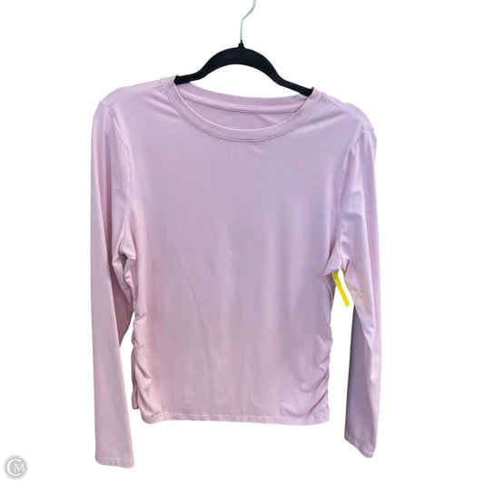 Top Long Sleeve Basic By Clothes Mentor In Pink, Size: Xl