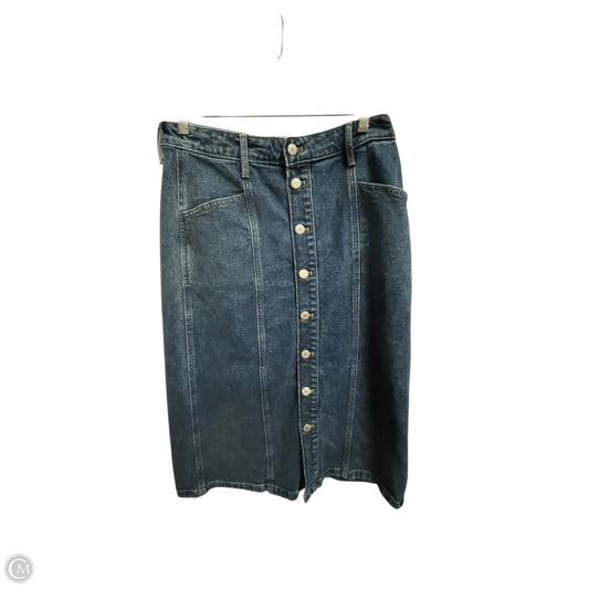 Skirt Midi By Old Navy In Blue, Size: 2