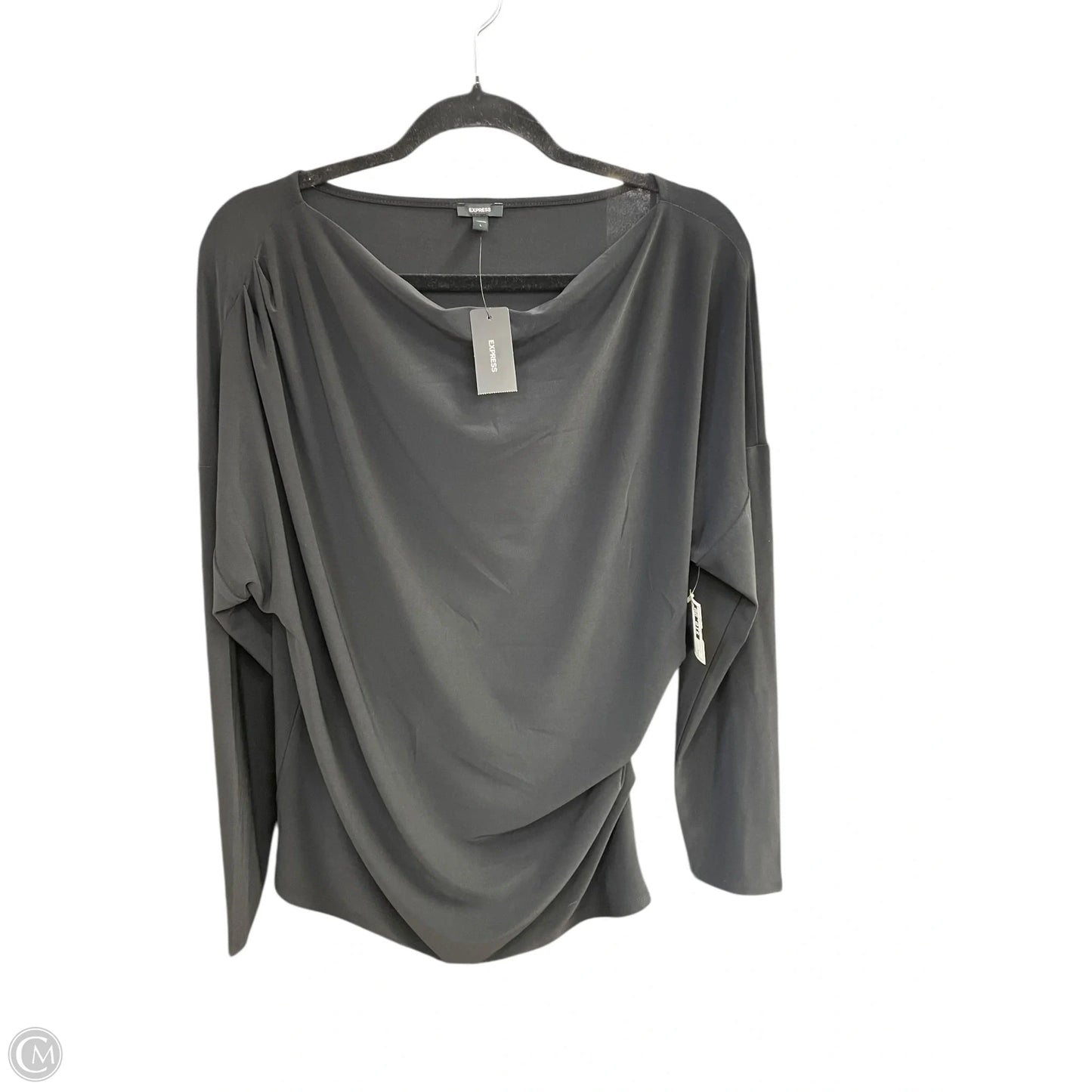 Top Long Sleeve By Express In Black, Size: L