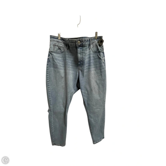 Jeans Straight By Ava & Viv In Blue, Size: 18