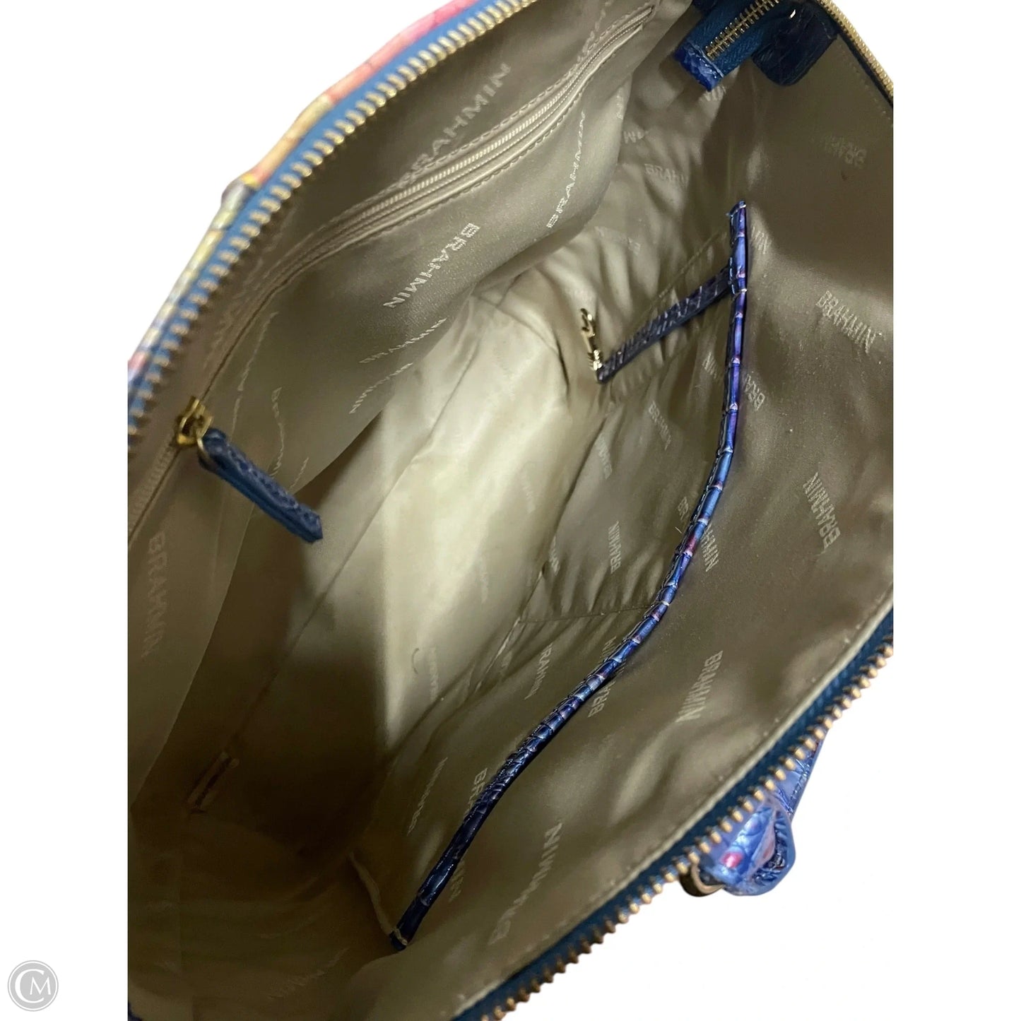 Handbag Designer By Brahmin, Size: Large