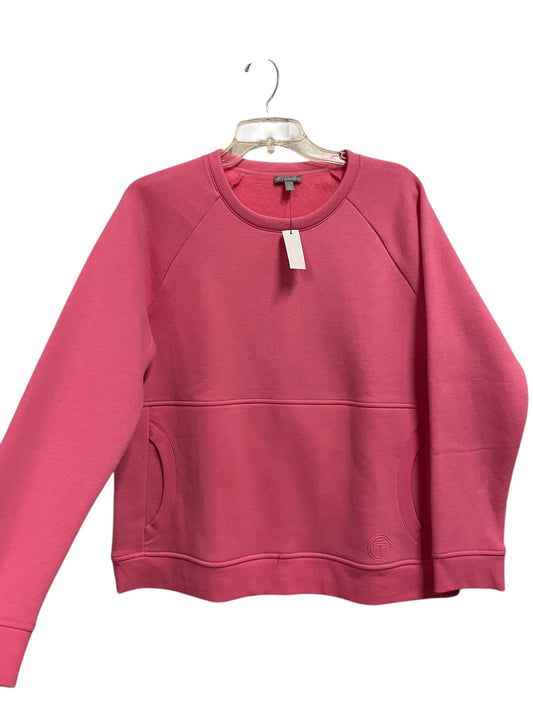 Sweatshirt Crewneck By Talbots In Pink, Size: Lp