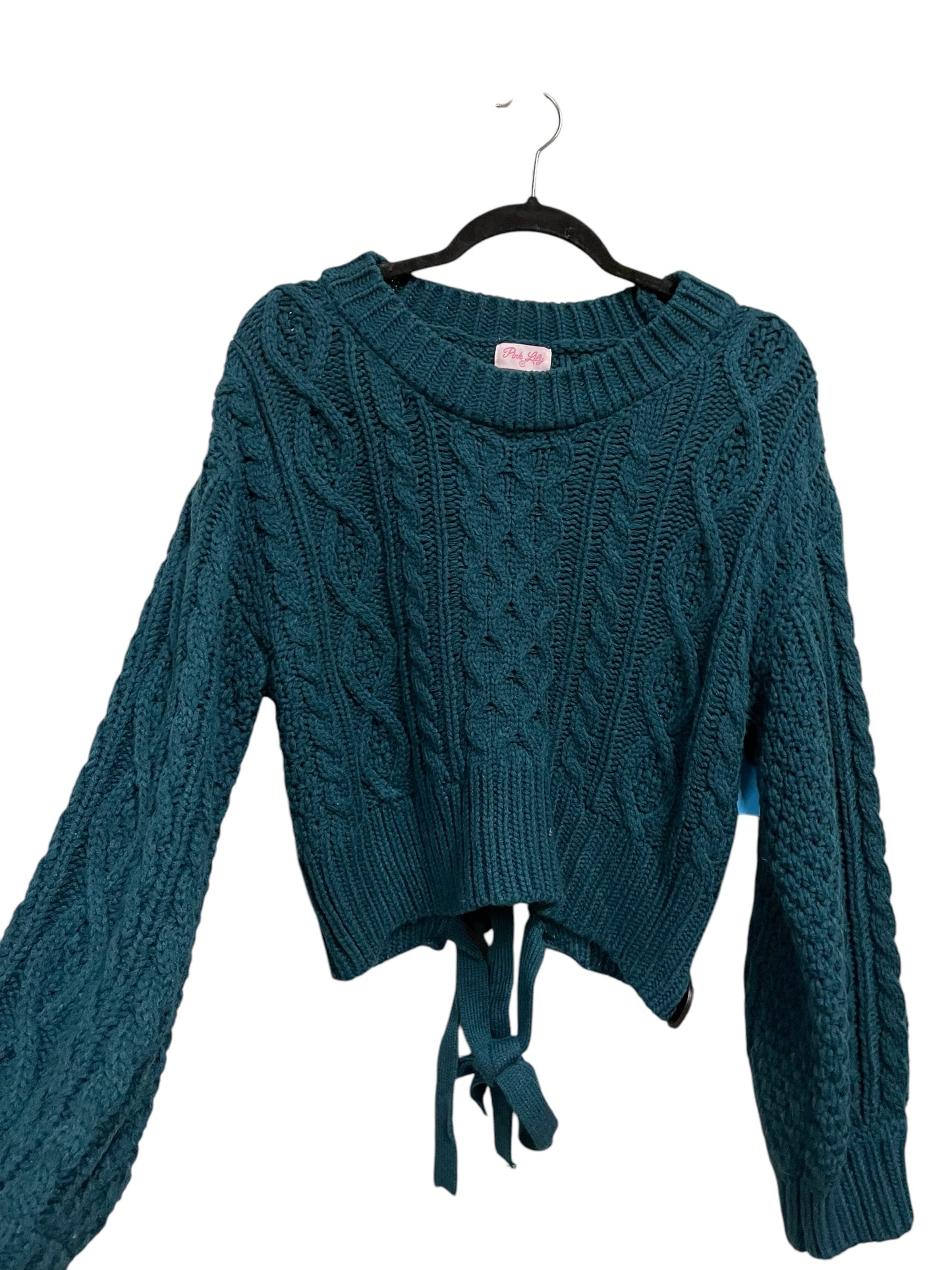 Sweater By Pink Lily In Blue, Size: M