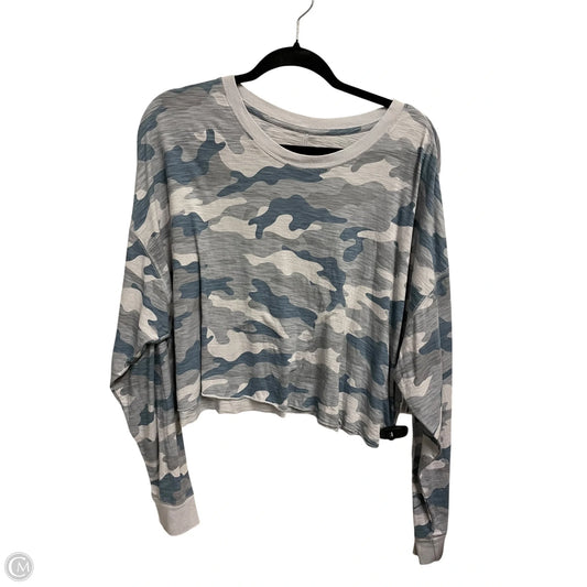 Top Long Sleeve By Clothes Mentor In Camouflage Print, Size: Xl