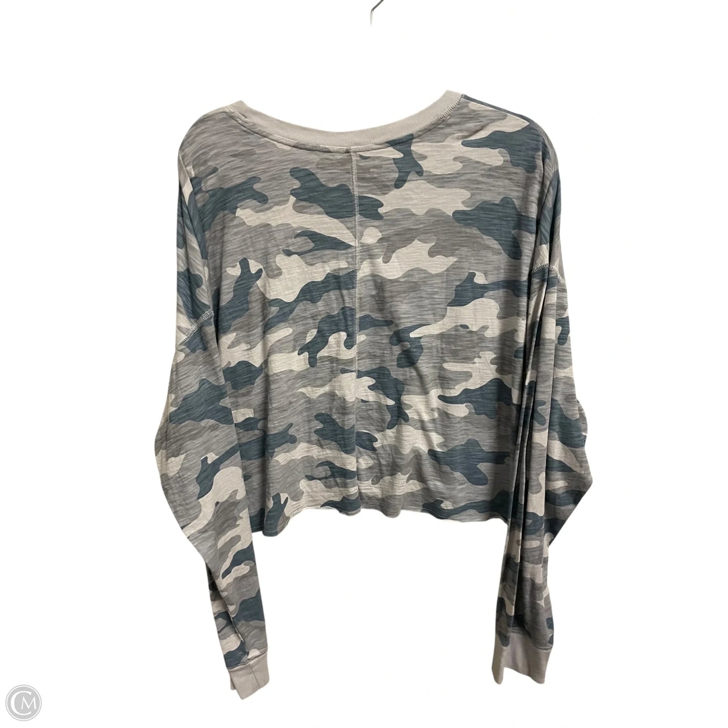 Top Long Sleeve By Clothes Mentor In Camouflage Print, Size: Xl