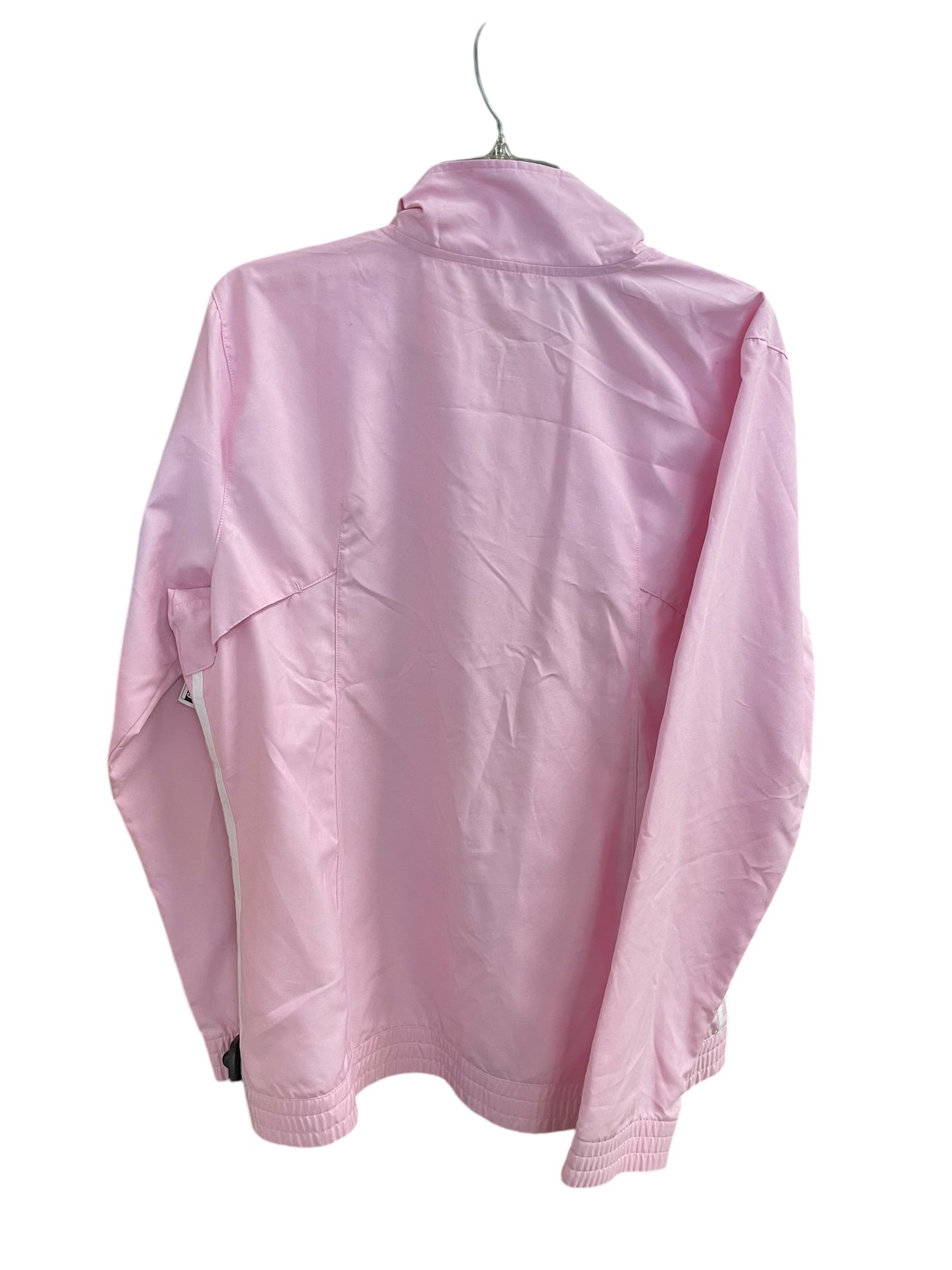 Athletic Jacket By Adidas In Pink, Size: Xl