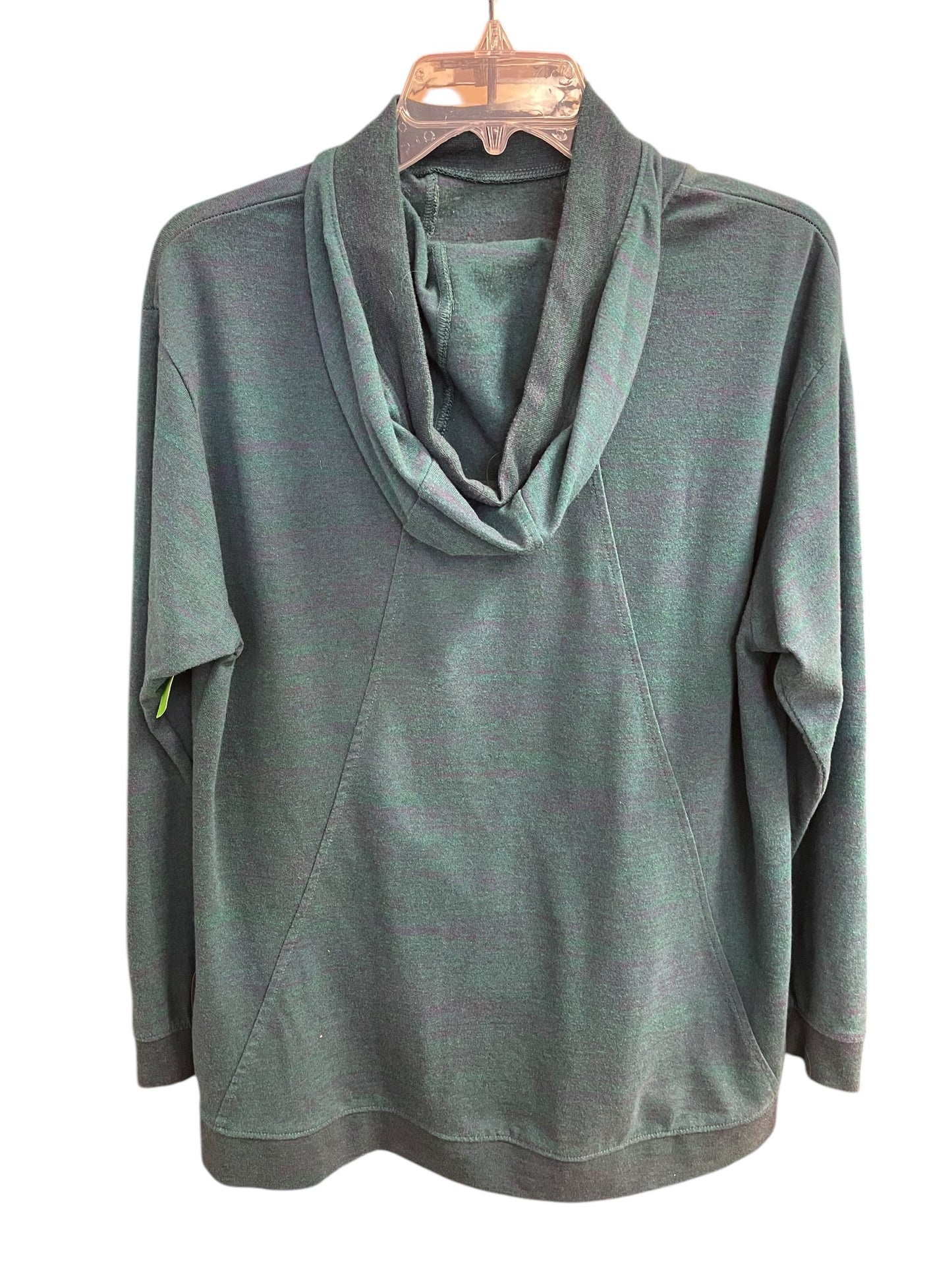 Sweatshirt Hoodie By Nike In Green, Size: L