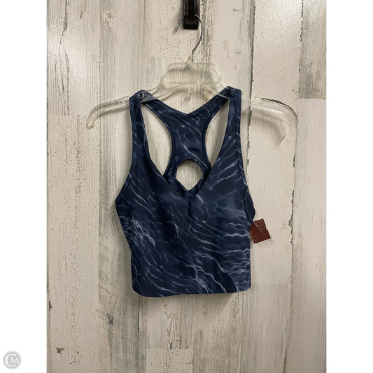 Athletic Bra By Clothes Mentor In Blue, Size: S