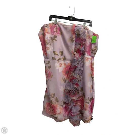 Dress Casual Short By New York And Co In Purple, Size: 4x