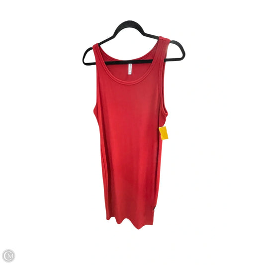 Dress Casual Midi By Clothes Mentor In Red, Size: Xl