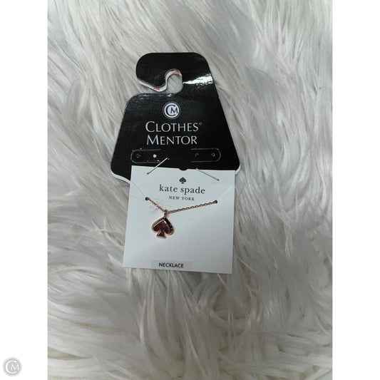 Necklace Designer By Kate Spade