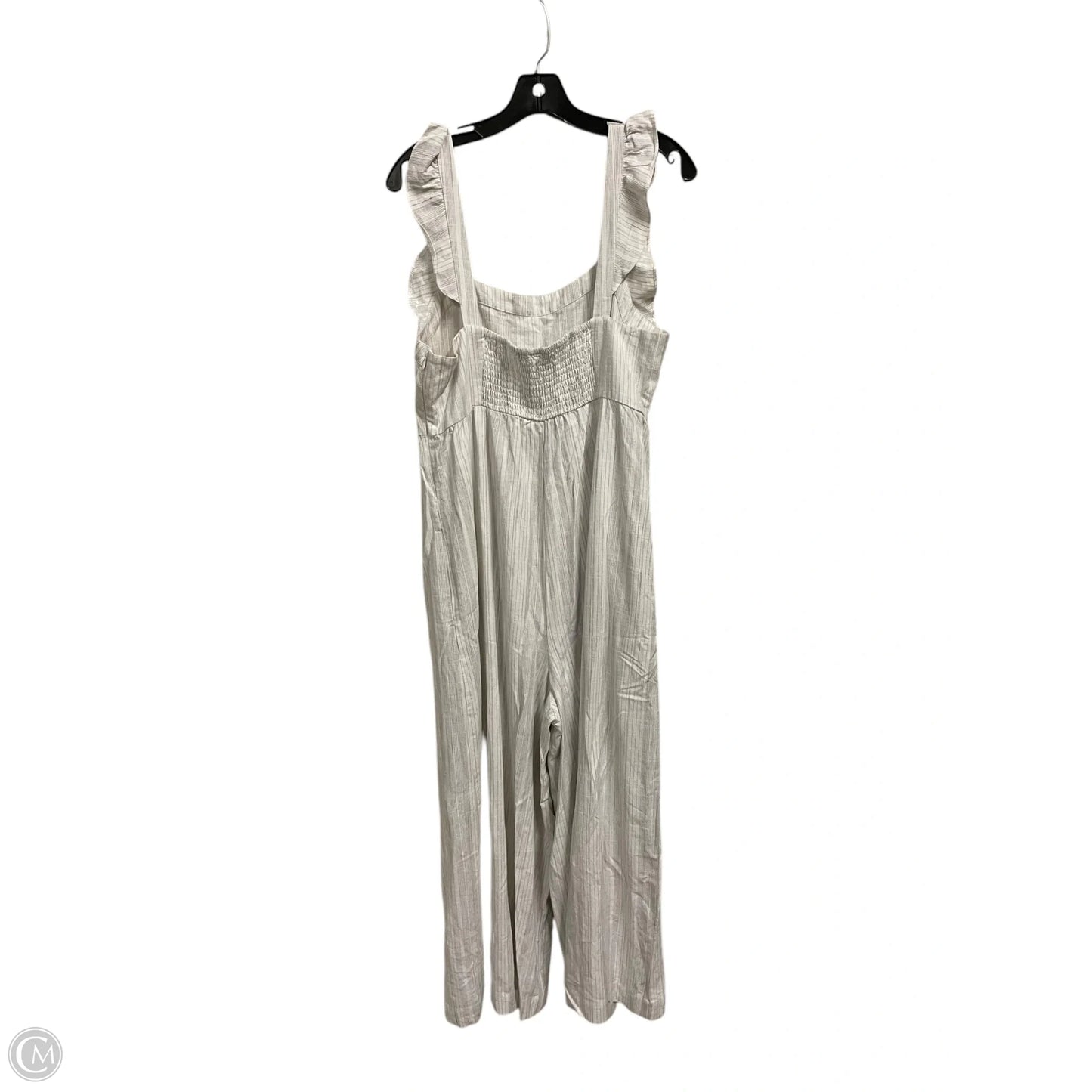 Jumpsuit By Clothes Mentor In Striped Pattern, Size: Xl