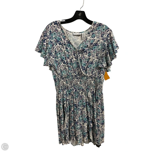 Dress Casual Short By Clothes Mentor In Blue, Size: L