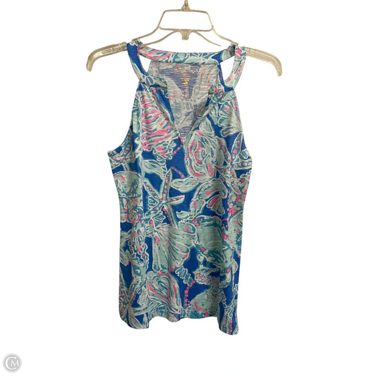 Top Sleeveless Designer By Lilly Pulitzer In Blue, Size: S