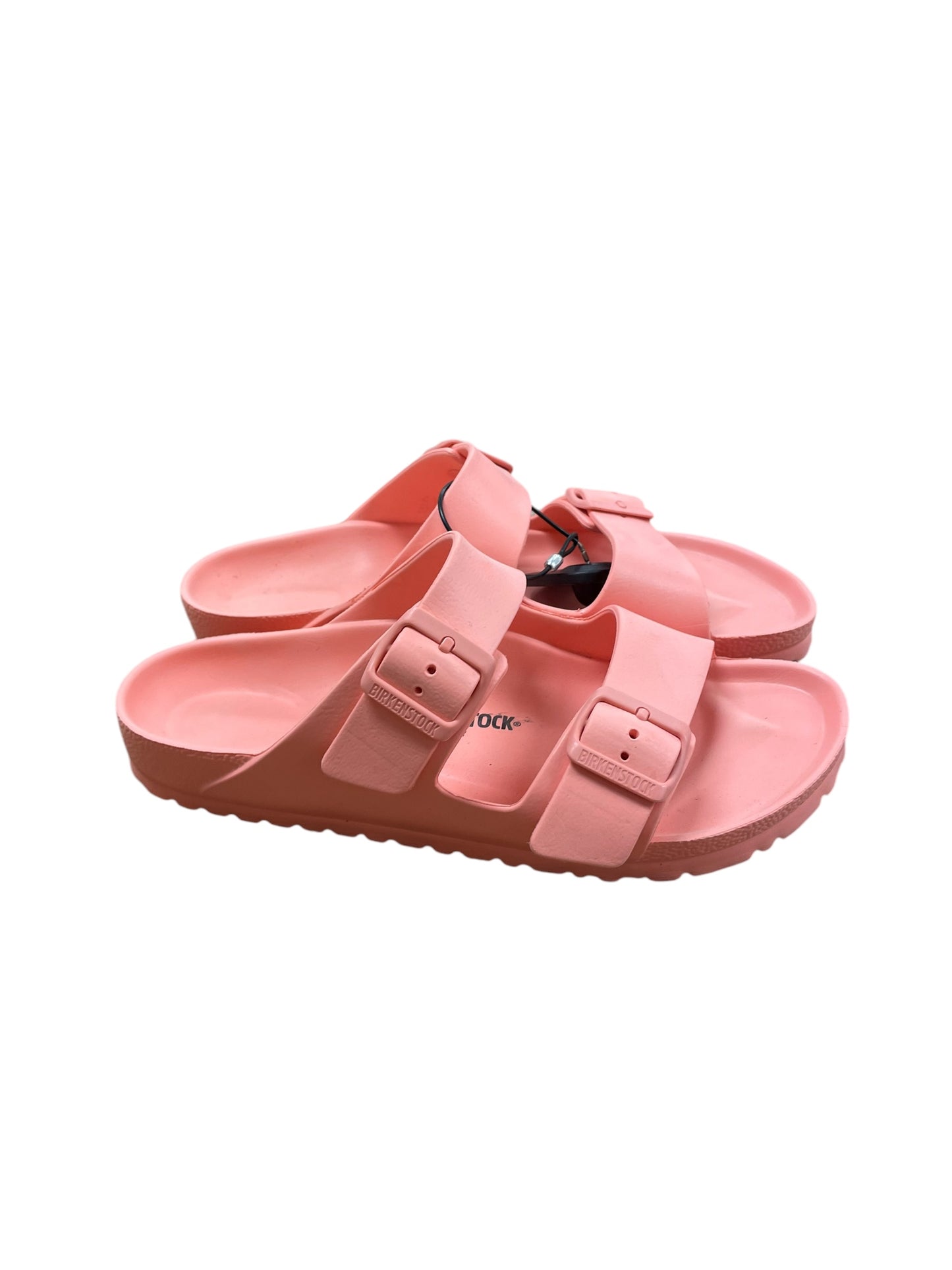 Sandals Flats By Birkenstock In Pink, Size: 10.5